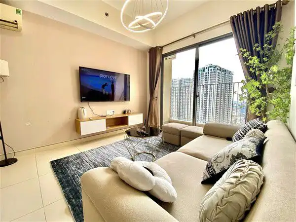Modern 75m² Masteri Thảo Điền - 2BR, Full Amenities, D2 2 Rent Luxury 2BR/2BA Masteri Thảo Điền - Metro, 24 Million VND